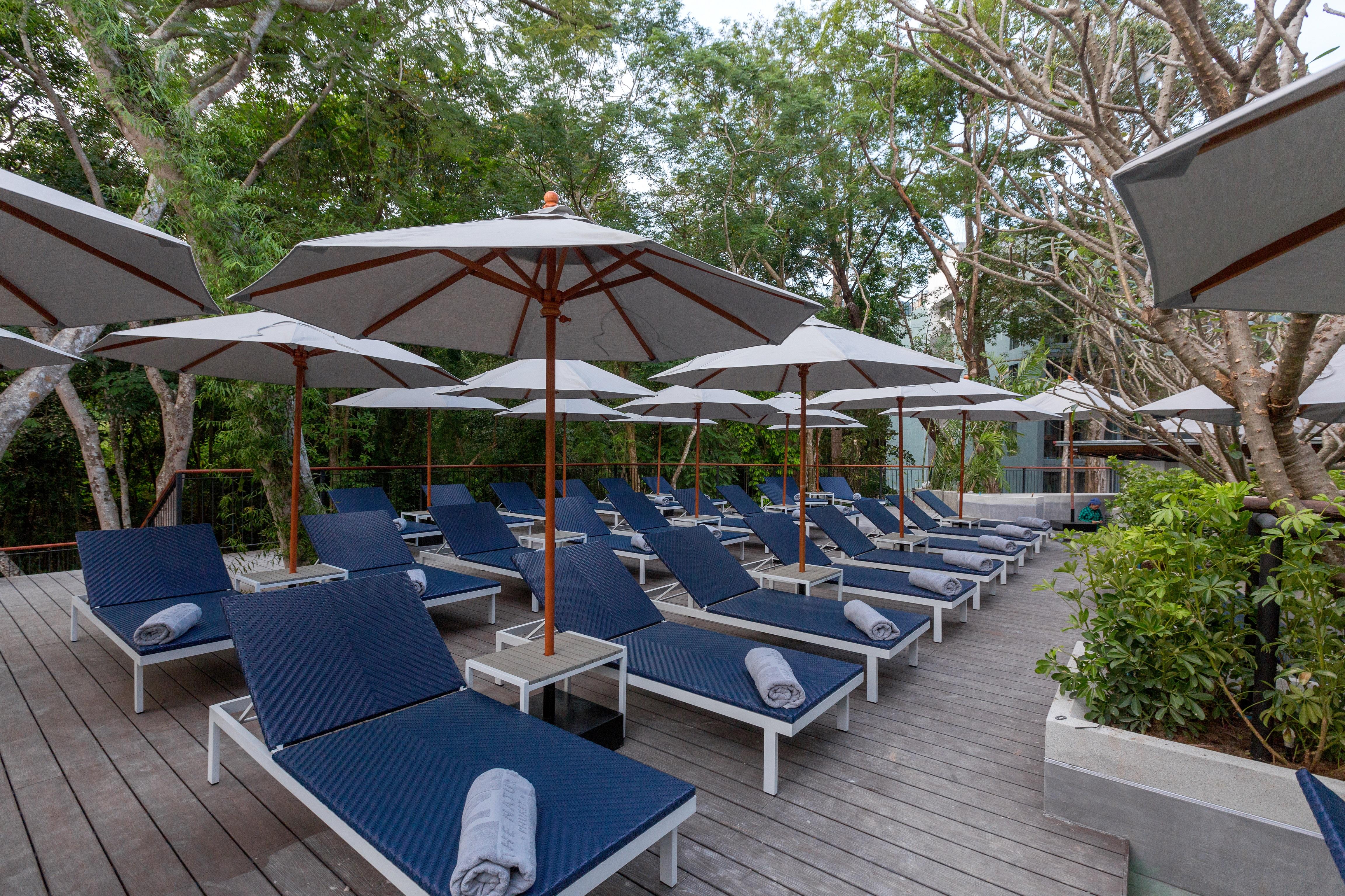 The Nature Phuket - Sha Extra Plus Luaran gambar The pool deck at the hotel